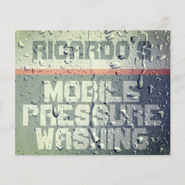 Prospectus 11,4 Cm X 14,2 Cm Faux texture de surface humide (Devant)