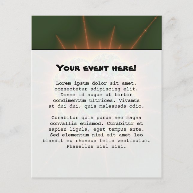 Prospectus 11,4 Cm X 14,2 Cm Festival Harvest - Art Abstrait (Devant)