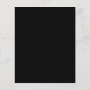Prospectus 11,4 Cm X 14,2 Cm Feuilles noires pour l'art au stylo gel
