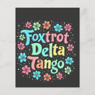 Prospectus 11,4 Cm X 14,2 Cm Floral Subtle Anti Trump 8647 Anti Maga