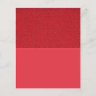 Prospectus 11,4 Cm X 14,2 Cm Flyer Carré rouge tomate - Personnalisable