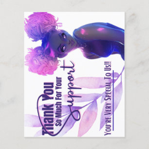 Prospectus 11,4 Cm X 14,2 Cm Flyer carte de remerciements