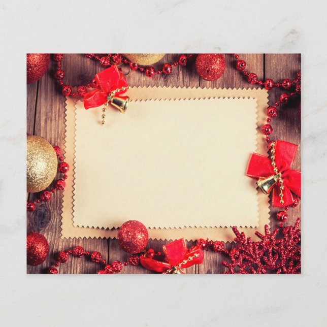 Prospectus 11,4 Cm X 14,2 Cm Flyer de Noël (Devant)