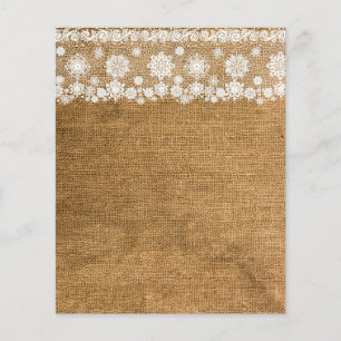 Prospectus 11,4 Cm X 14,2 Cm Flyer personnalisé Noël Vacances d'hiver