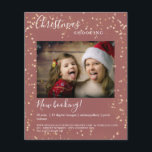 Prospectus 11,4 Cm X 14,2 Cm Flyer photo de Noël spécifique au client<br><div class="desc">Circulaire de photos de Noël,  beige.  Modifiez simplement votre produit en téléchargeant votre photo et en tapant votre texte. Vous pouvez sélectionner la police,  la couleur et la position individuellement par "personnalisation supplémentaire".</div>