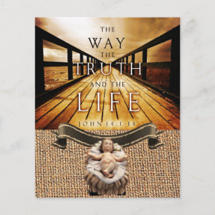 Prospectus 11,4 Cm X 14,2 Cm Flyers Jésus Christ