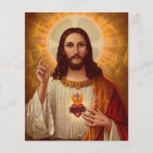 Prospectus 11,4 Cm X 14,2 Cm Flyers Jésus Christ