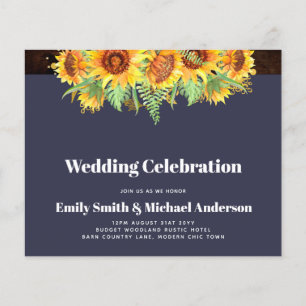 Prospectus 11,4 Cm X 14,2 Cm FLYERS Mariages à budget le plus faible