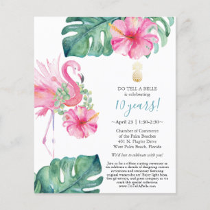 Prospectus 11,4 Cm X 14,2 Cm Flyers tropicaux