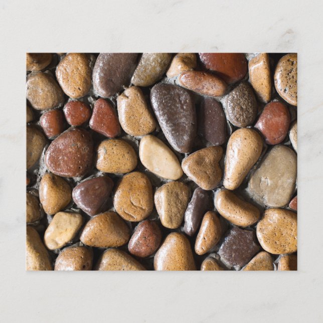 Prospectus 11,4 Cm X 14,2 Cm Fond de galets (Devant)