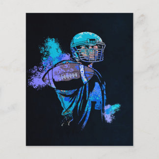 Prospectus 11,4 Cm X 14,2 Cm Football américain