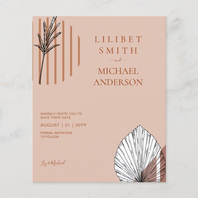 Prospectus 11,4 Cm X 14,2 Cm Formes Abstraites scandinaves japonaises ENREGISTR (Devant)