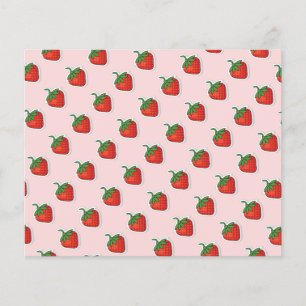 Prospectus 11,4 Cm X 14,2 Cm Fraise rouge sucrée