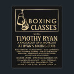 Prospectus 11,4 Cm X 14,2 Cm Gants de boxe Noir & Or, Classe de boxe Advert<br><div class="desc">Gants De Boxe Noir & Or,  Classe De Boxe Advert Flyers Par Le Magasin Carte de visite.</div>
