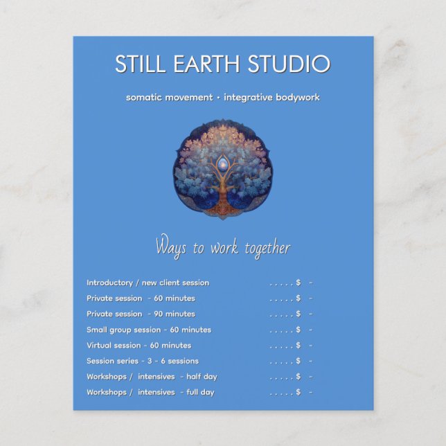 Prospectus 11,4 Cm X 14,2 Cm Gentle Radiance | Tree of Life (Devant)