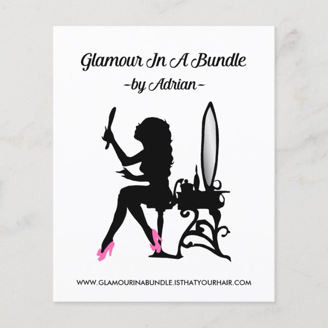 Prospectus 11,4 Cm X 14,2 Cm GlamourInABundle (Devant)