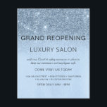 Prospectus 11,4 Cm X 14,2 Cm Grand Réouverture du Salon d'Parties scintillant B<br><div class="desc">Glam Baby Blue Ombre Sparkle and Parties scintillant Grand réouverture Glam Luxury Hair Salon, Beauty Store, Eyelashes, Nails, Makeup, Microblading, Hair Stylist, Lashes, Hair Stylist ou Make Up Artist Business Flyer avec personnalisation ajoutez votre nom d'entreprise et votre adresse de retour. Ce design simple, moderne et élégant et personnalisé est...</div>