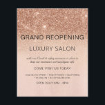 Prospectus 11,4 Cm X 14,2 Cm Grand Réouverture Rose Gold Luxe Parties scintilla<br><div class="desc">Glam Rose Gold Ombre Sparkle and Parties scintillant Grand Réouverture Glam Luxury Hair Salon, Beauty Store, Eyelashes, Nails, Maquillage, Microblading, Hair Stylist, Lashes, Hair Stylist ou Make Up Artist Business Flyer sur mesure ajoutez votre nom d'entreprise et votre adresse de retour. Ce design simple, moderne et élégant et personnalisé est...</div>