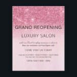 Prospectus 11,4 Cm X 14,2 Cm Grand Réouverture Salon de la Parties scintillant<br><div class="desc">Glam Blush Pink Ombre Sparkle and Parties scintillant Grand Réouverture Glam Luxury Hair Salon, Beauty Store, Eyelashes, Nails, Maquillage, Microblading, Hair Stylist, Lashes, Hair Stylist ou Make Up Artist Business Flyer sur mesure ajoutez votre nom d'entreprise et votre adresse de retour. Ce design simple, moderne et élégant et personnalisé est...</div>