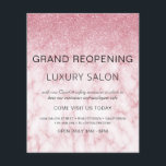 Prospectus 11,4 Cm X 14,2 Cm Grand Réouverture Salon de Parties scintillant en<br><div class="desc">Girly Marble Blush Pink Ombre Marbre et Étincelle et Parties scintillant Grand Réouverture Glam Luxury Hair Salon, Beauty Store, Eyelashes, Nails, Maquillage, Microblading, Hair Stylist, Lashes, Hair Stylist ou Make Up Artist Business Flyer sur mesure ajoutez votre nom d'entreprise et votre adresse de retour. Ce design simple, moderne et élégant...</div>