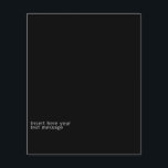 Prospectus 11,4 Cm X 14,2 Cm Gras moderne minima dans le logo budgétaire et le<br><div class="desc">Moderne Total noir Bold Minimal dans Budget Noir et Blanc Sharp Logo et Flyer texte, utile comme prospectus promotionnel, invitations peu coûteuses, cartes de félicitations, communications d'entreprise pour les clients, le personnel et les employés et plus encore. Un look professionnel et clair, n'importe quelle couleur, n'importe quelle police, disponible dans...</div>