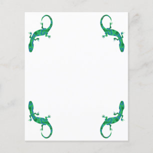 Prospectus 11,4 Cm X 14,2 Cm Green Gecko