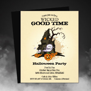 Prospectus 11,4 Cm X 14,2 Cm Halloween Hantée par le budget