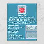 Prospectus 11,4 Cm X 14,2 Cm Health Food Store Logo Advertising<br><div class="desc">Health Food Store Logo Advertising Flyers By The Business Card Store.</div>