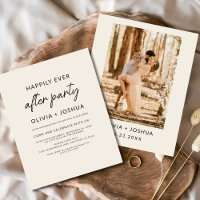 Heureusement Jamais Après Mariage Fête Minimaliste