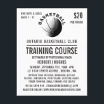 Prospectus 11,4 Cm X 14,2 Cm Icône de basket-ball, cours de basket-ball<br><div class="desc">Icône De Basket-Ball,  Cours De Formation De Basket-Ball Flyers Publicitaires Par Le Magasin Carte de visite.</div>