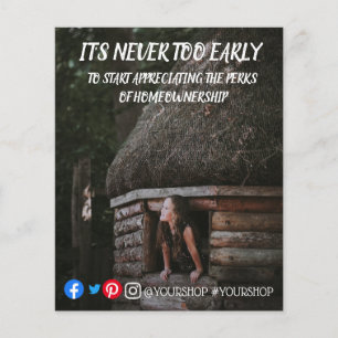 Prospectus 11,4 Cm X 14,2 Cm Il n'est jamais à l'avance de la carte postale de 