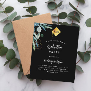 Prospectus 11,4 Cm X 14,2 Cm Invitation à la fête de remise des diplômes du bud