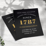 Prospectus 11,4 Cm X 14,2 Cm Invitation D'Anniversaire Budget Flyer Noir Et Or<br><div class="desc">Célébrez en style avec notre invitation d'anniversaire budget! Parfait pour tous les âges et toutes les années, ce flyer noir et or classique est une excellente façon de montrer votre événement spécial. Avec une police élégante et une palette de couleurs élégantes, cette invitation unique est parfaite pour toute célébration d'anniversaire....</div>