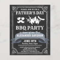INVITATION de la Fête des pères du tableau de bord