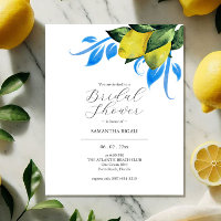 Invitations de douche nuptiale budget Aquarelle Ci