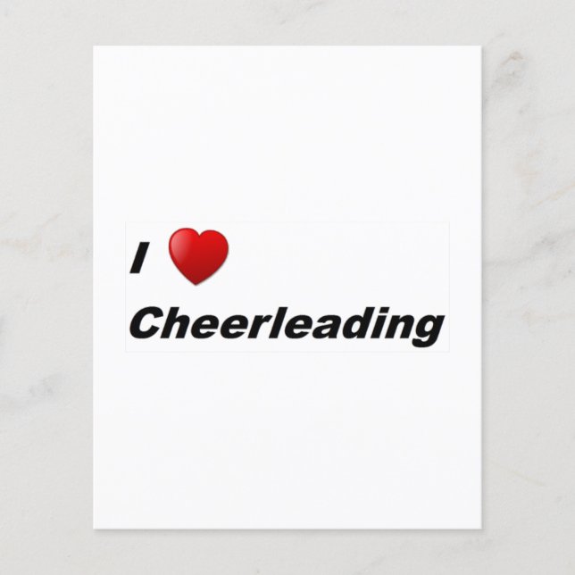 Prospectus 11,4 Cm X 14,2 Cm J'Aime Cheerleader (Devant)