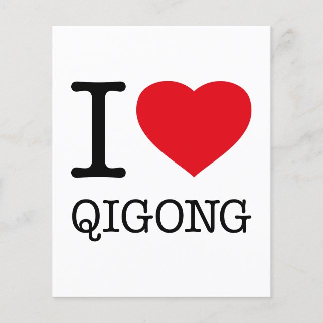 PROSPECTUS 11,4 CM X 14,2 CM J'AIME QI GONG (Devant)