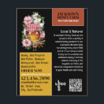 Prospectus 11,4 Cm X 14,2 Cm Jar de miel - Beeyard, Honey Farm Publicité<br><div class="desc">Jar De Miel - Beeyard,  Fruits De Publicité De Ferme De Miel Par Le Magasin Carte de visite.</div>