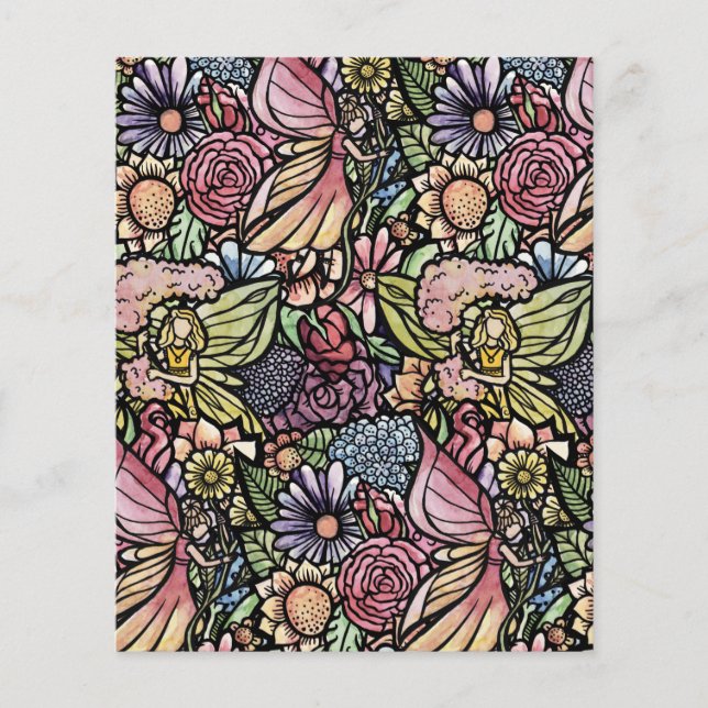 Prospectus 11,4 Cm X 14,2 Cm Jardin Fairy Jardin Flower Jardins Fées (Devant)