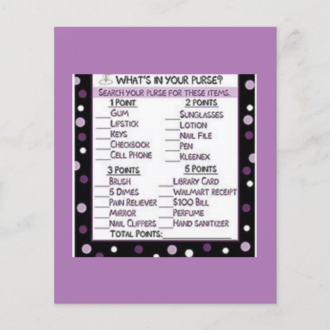 PROSPECTUS 11,4 CM X 14,2 CM JEUX DE BABY SHOWER (Devant)