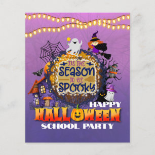 Prospectus 11,4 Cm X 14,2 Cm Joyeux Halloween C'est la saison de la célébration