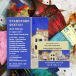 Prospectus 11,4 Cm X 14,2 Cm La Maison Jaune De Van Gogh, Boutique De Articles<br><div class="desc">The Yellow House By Vincent Van Gogh,  Art Supplies Store Advertising Flyer by the Business Card Store.</div>
