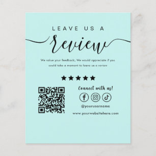 Prospectus 11,4 Cm X 14,2 Cm Laisser-nous un commentaire Social Media Logo Ligh