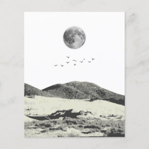Prospectus 11,4 Cm X 14,2 Cm L'art de la lune et de la paroi montagneuse