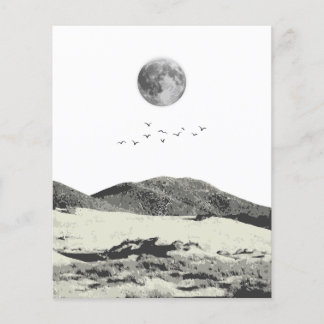 Prospectus 11,4 Cm X 14,2 Cm L'art de la lune et de la paroi montagneuse