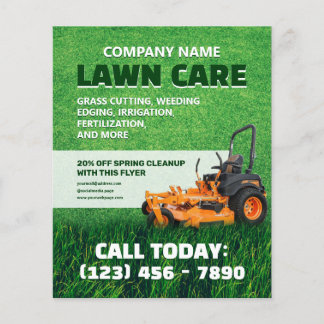 Prospectus 11,4 Cm X 14,2 Cm Lawn care grass lawn mower 