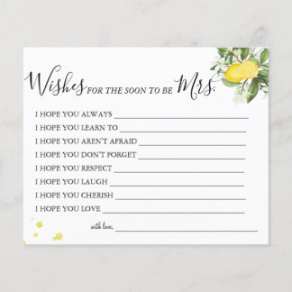 Prospectus 11,4 Cm X 14,2 Cm Lemony veut que le Bientôt soit la carte de Mme