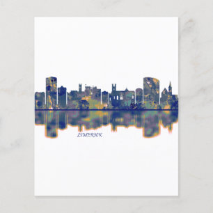 Prospectus 11,4 Cm X 14,2 Cm Limerick Skyline