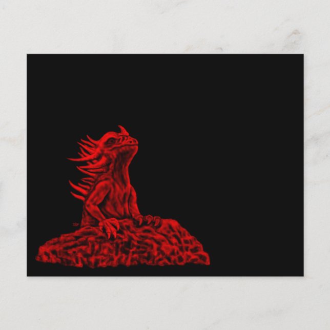 Prospectus 11,4 Cm X 14,2 Cm Little red Dragon (Devant)