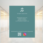 Prospectus 11,4 Cm X 14,2 Cm Logo commercial vert Dusty qr code instagram<br><div class="desc">Personnalisez et ajoutez votre logo,  nom,  adresse,  votre texte,  votre propre code QR à votre compte instagram. Arrière - plan de couleur vert poussiéreux.</div>